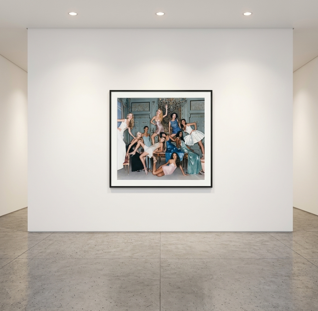 Michel Comte - Supermodels (French Vogue), 1994, Digital c print