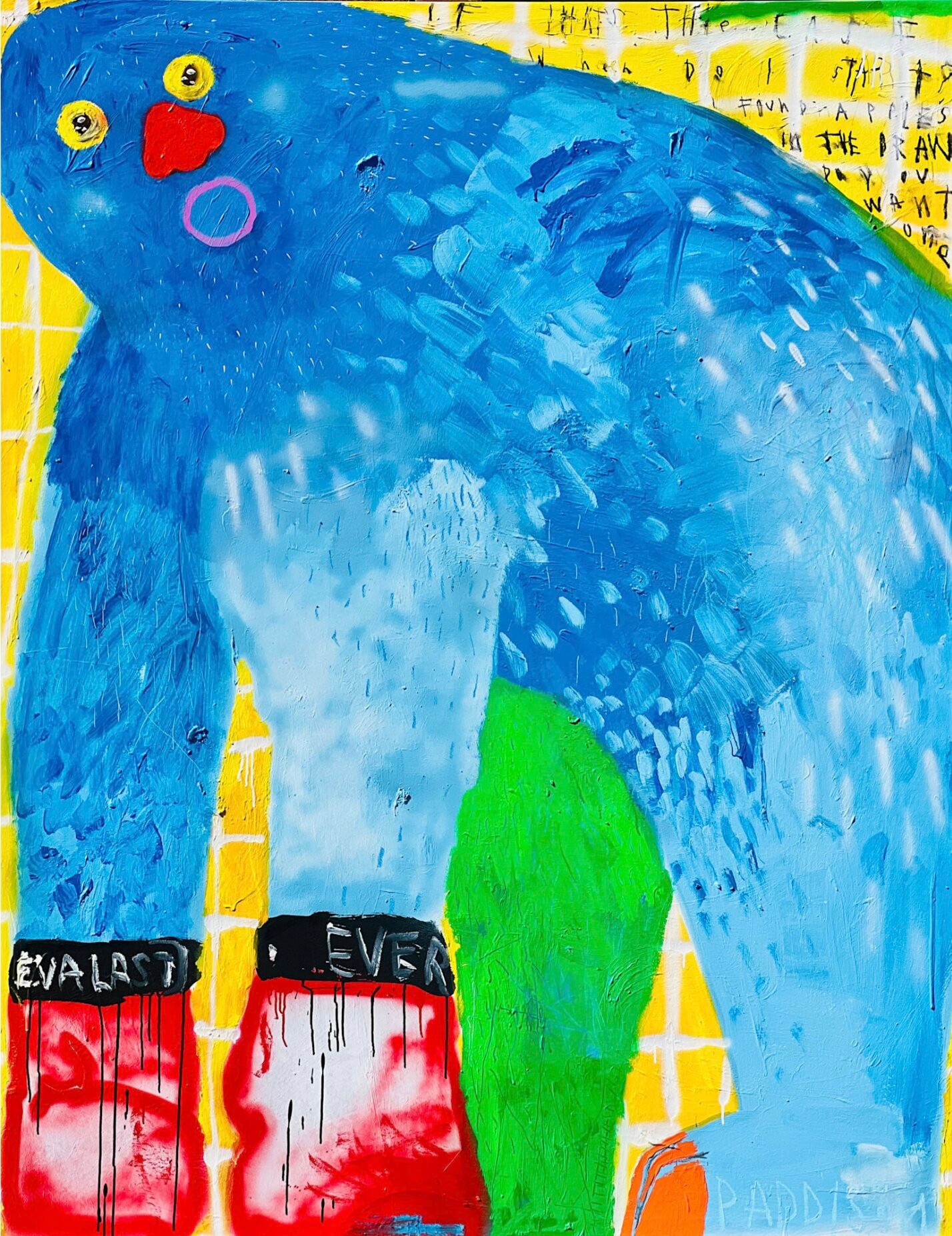 Nathan Paddison - If that’s the case when do I start? I found apples in the drawer. Do you want one?, 2026, Oil stick matt...