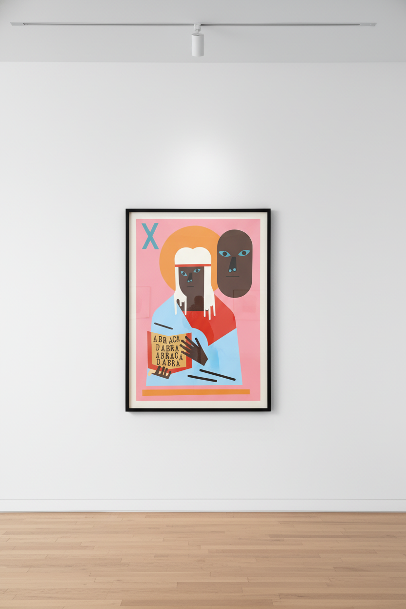 Nina Chanel Abney - Magic, 2024, Relief print