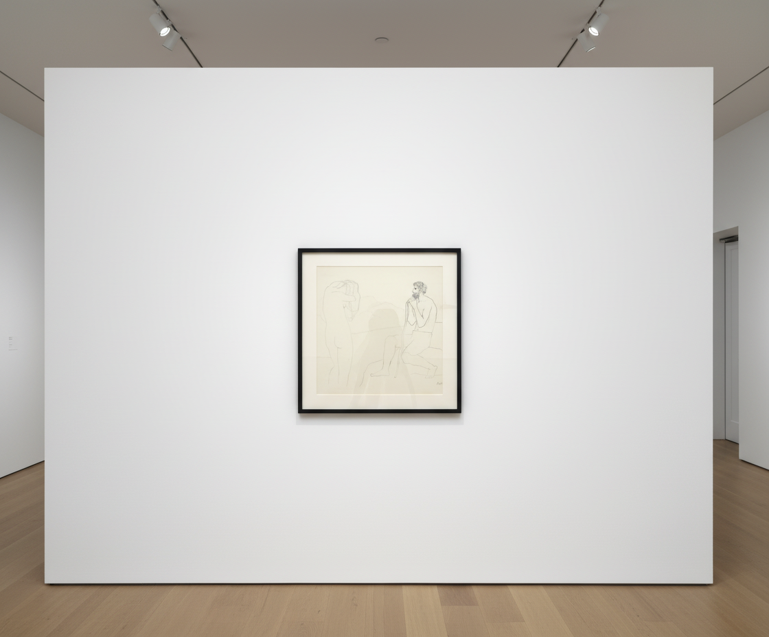 Pablo Picasso - Homme et Femme, 1926, Pencil on paper