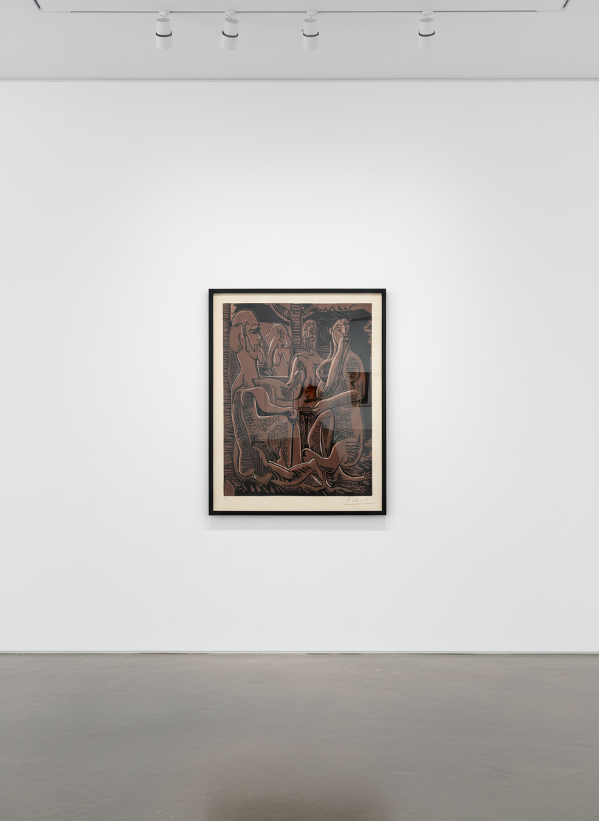 Pablo Picasso - Le Déjeuner sur l'herbe d'aprés Edouard Manet. (The Luncheon on the Grass after Edouard Manet), 1954, Sign...