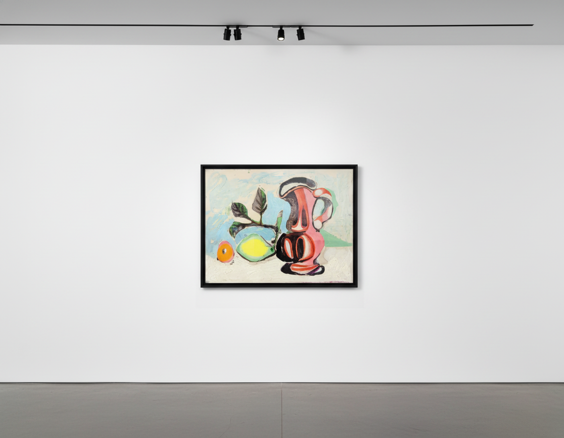 Pablo Picasso - Nature Morte au Citron et au Pichet Rouge, 1955, Color Aquatint on BFK Rives wove paper
Signed and numbere...