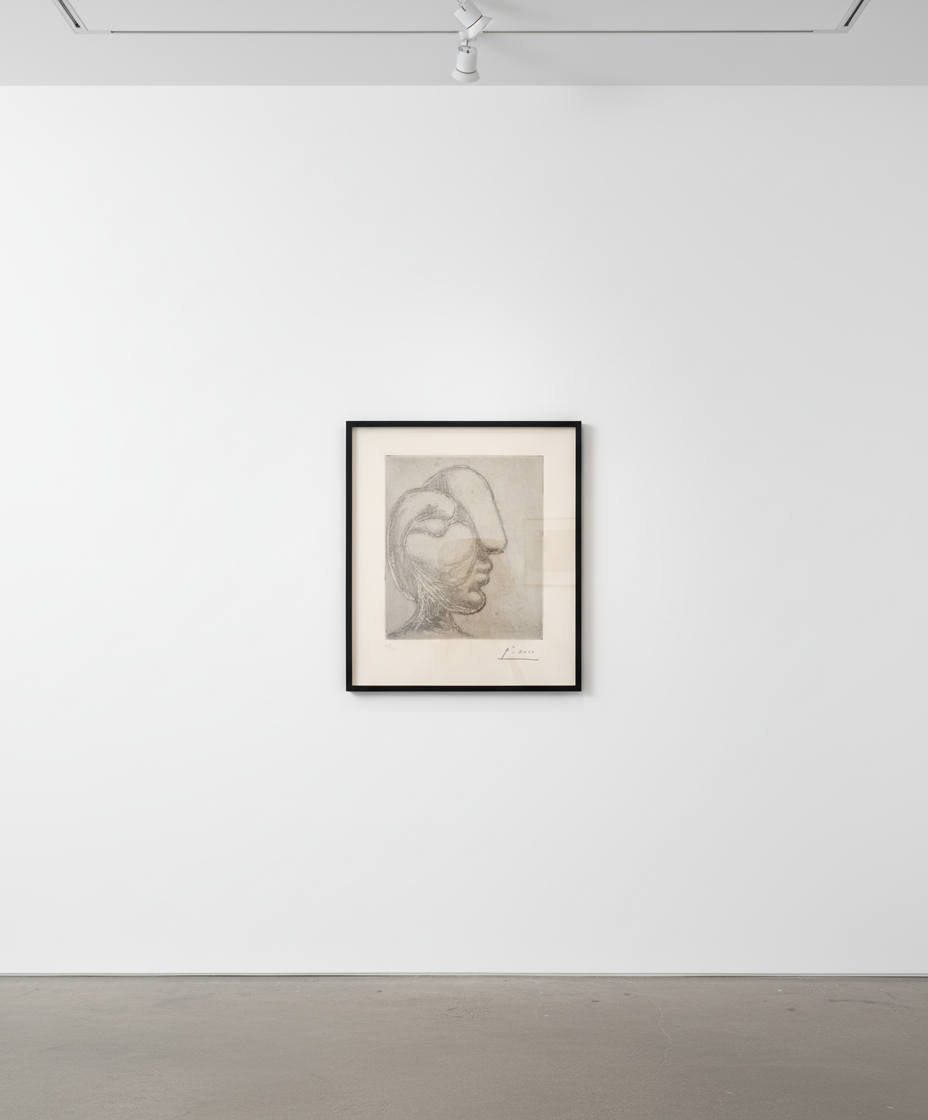 Pablo Picasso - Tete de Femme, 1933, Bloch 256
Etching on copper
Signed “Picasso” in bold, thick pencil in the lower right