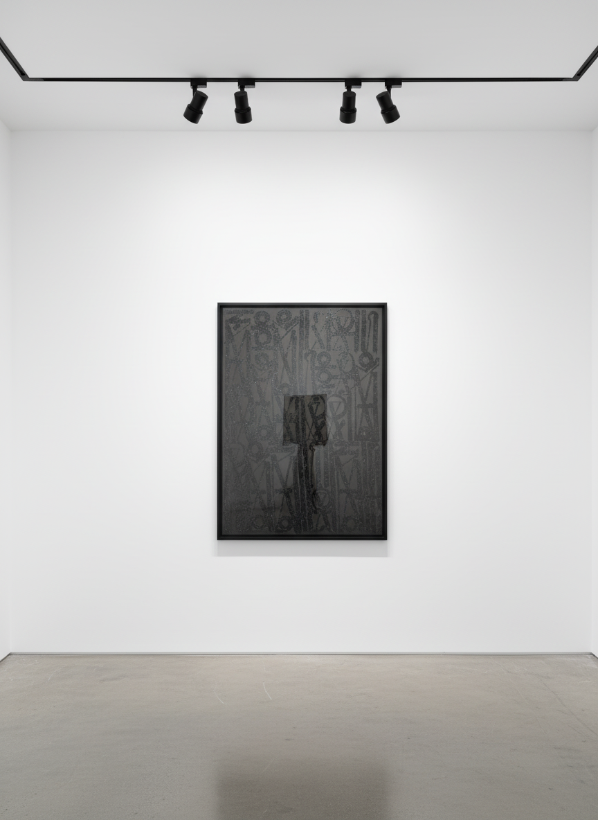 Retna - Black on Blast, 2022, Signed by the artist, numbered and stamped by the publishing house.
2-color lithograph print...