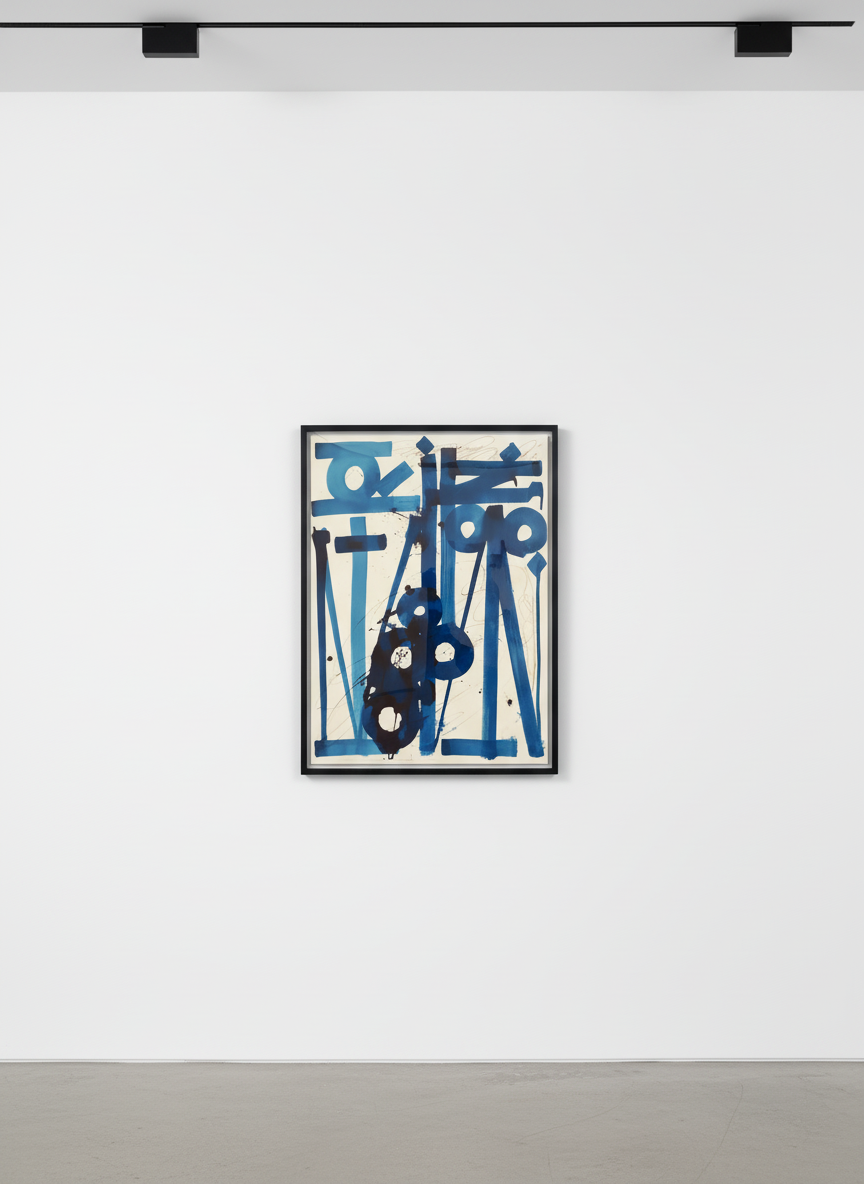 Retna - Sangre Azulita, 2018, Watercolor and graphite on paper