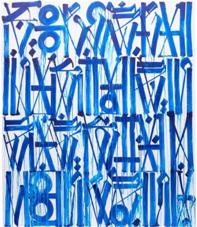 Retna - Sorcery of My Style, 2012, Oil on canvas