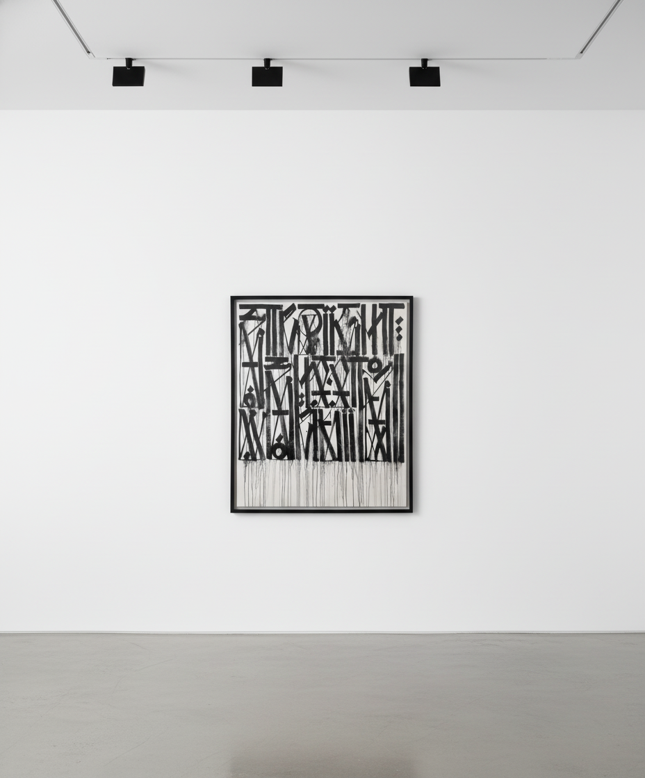Retna - Straight Shooter, 2015, Acrylic on canvas