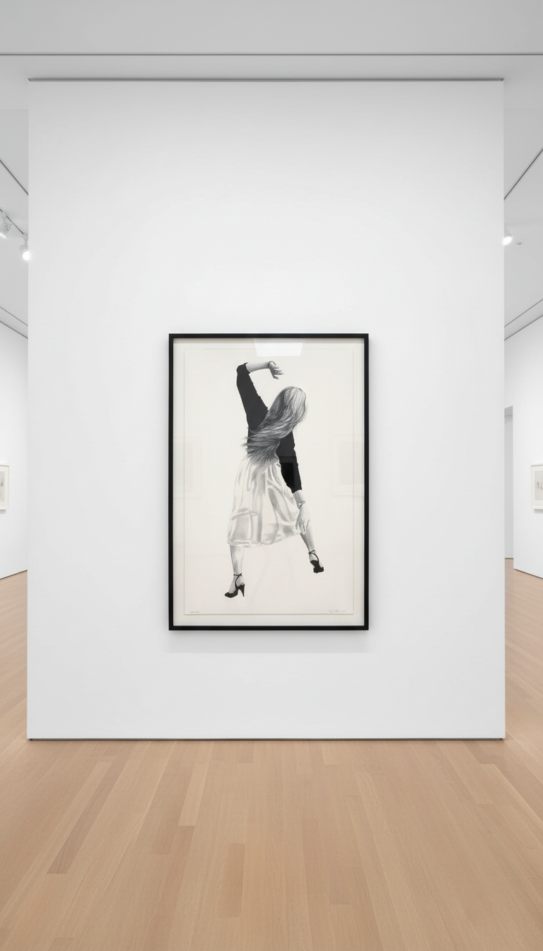 Robert Longo - Anne, 1985, Lithograph