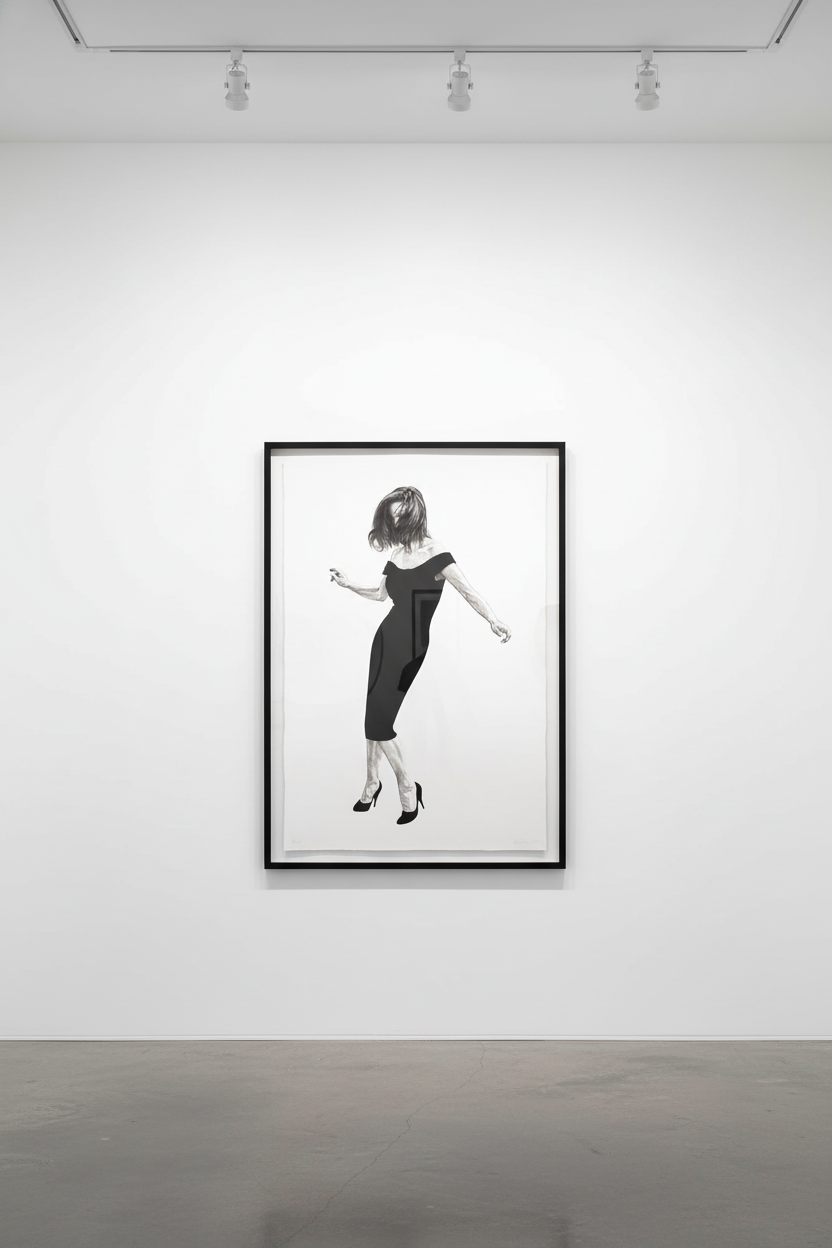 Robert Longo - Gretchen, 1983, Lithograph