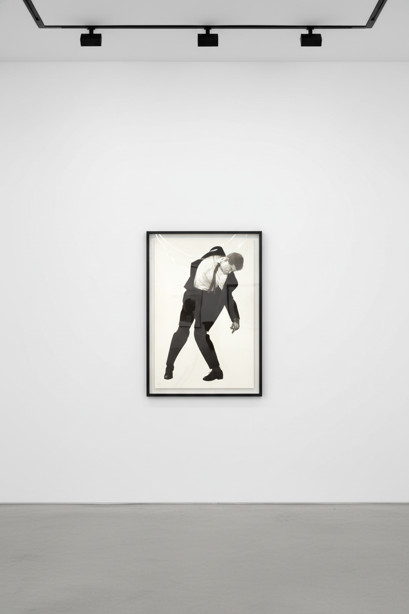 Robert Longo - Max, 2002, Lithograph in colors on Somerset Velvet paper