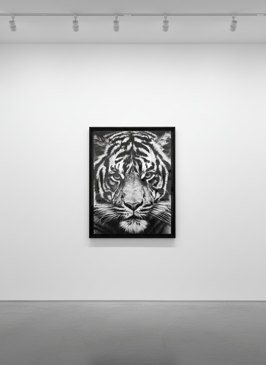 Robert Longo - Untitled (Tiger), 2011, Pigment Print