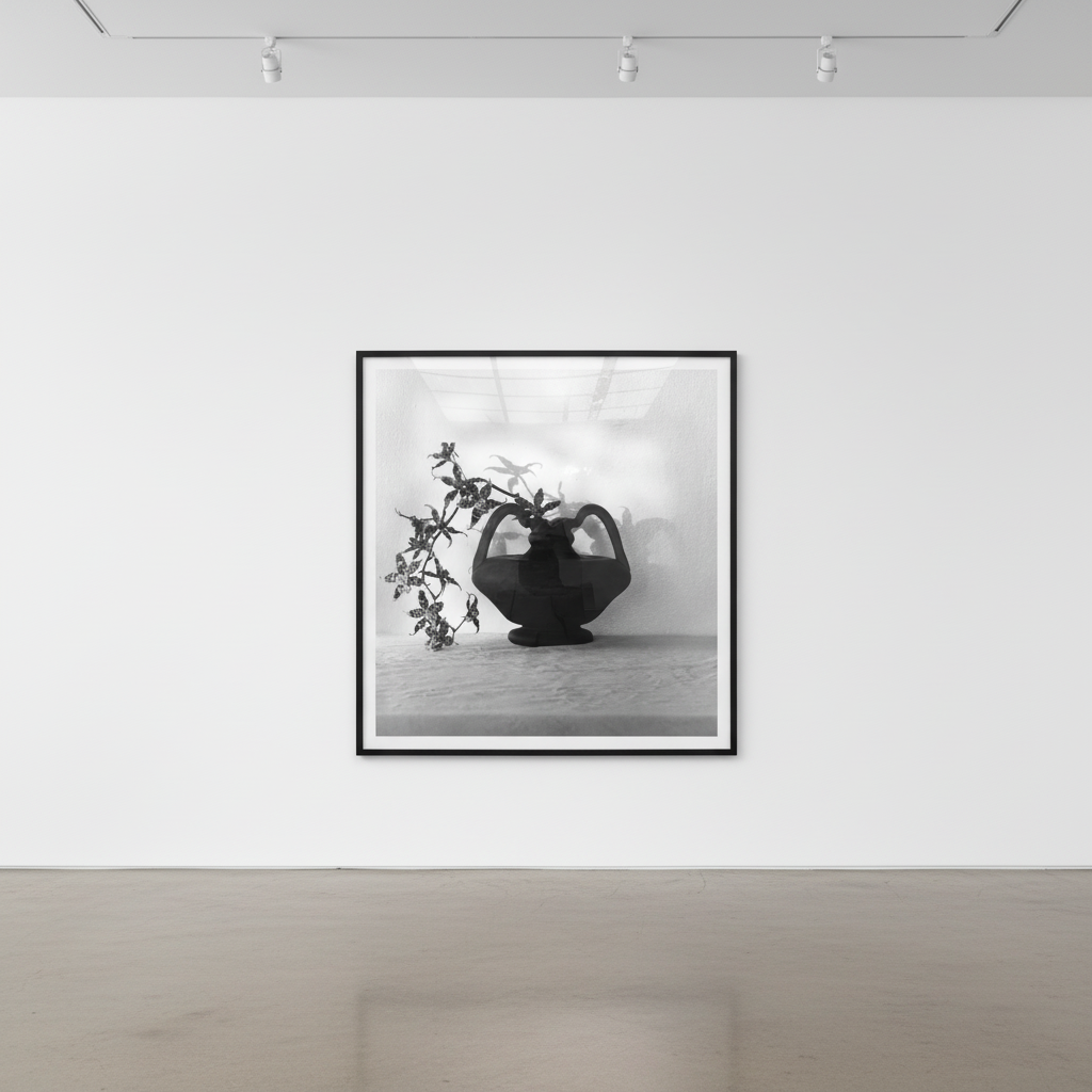 Robert Mapplethorpe - Orchids, 1983, Silver Gelatin print