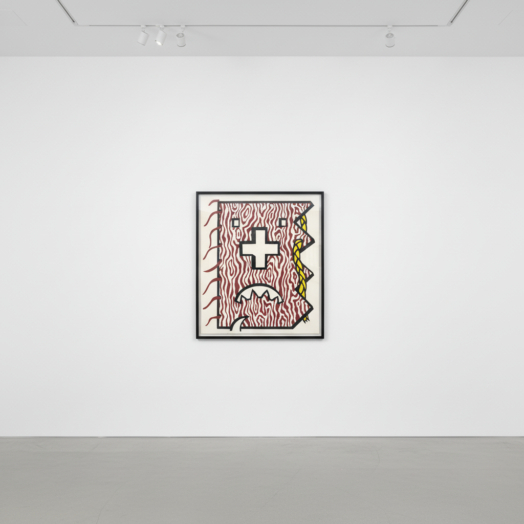 Roy Lichtenstein - American Indian Theme IV (C. 163), 1990, Woodcut and lithograph