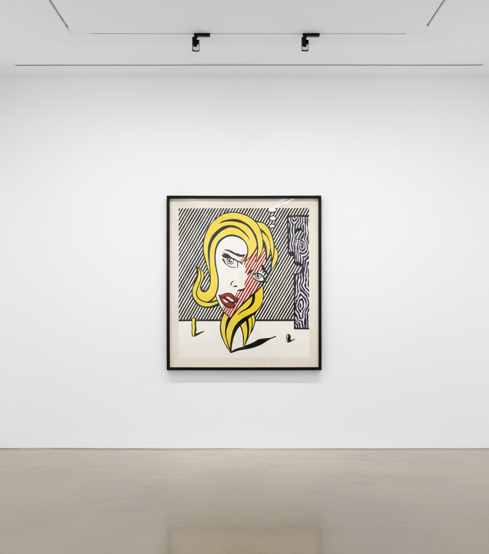 Roy Lichtenstein - Blonde , from the Surrealist Series (C. 153), 1978, Lithograph in colors on Arches 88 paper