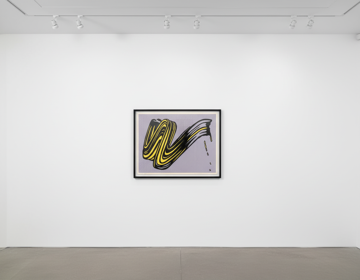 Roy Lichtenstein - Brushstroke (C. II 5), 1965, Screen print