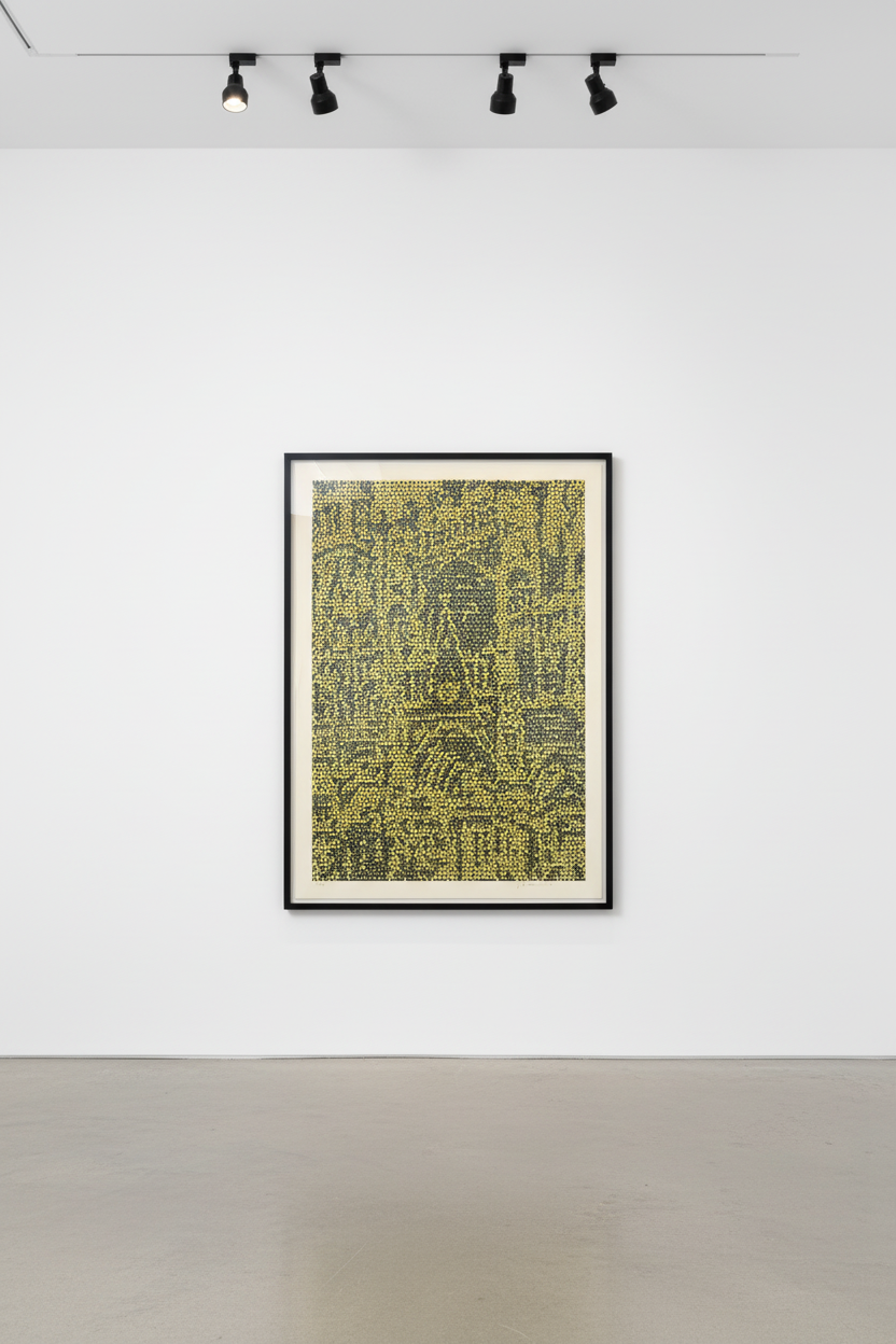 Roy Lichtenstein - Cathedral V (C. 79), 1969, Lithograph