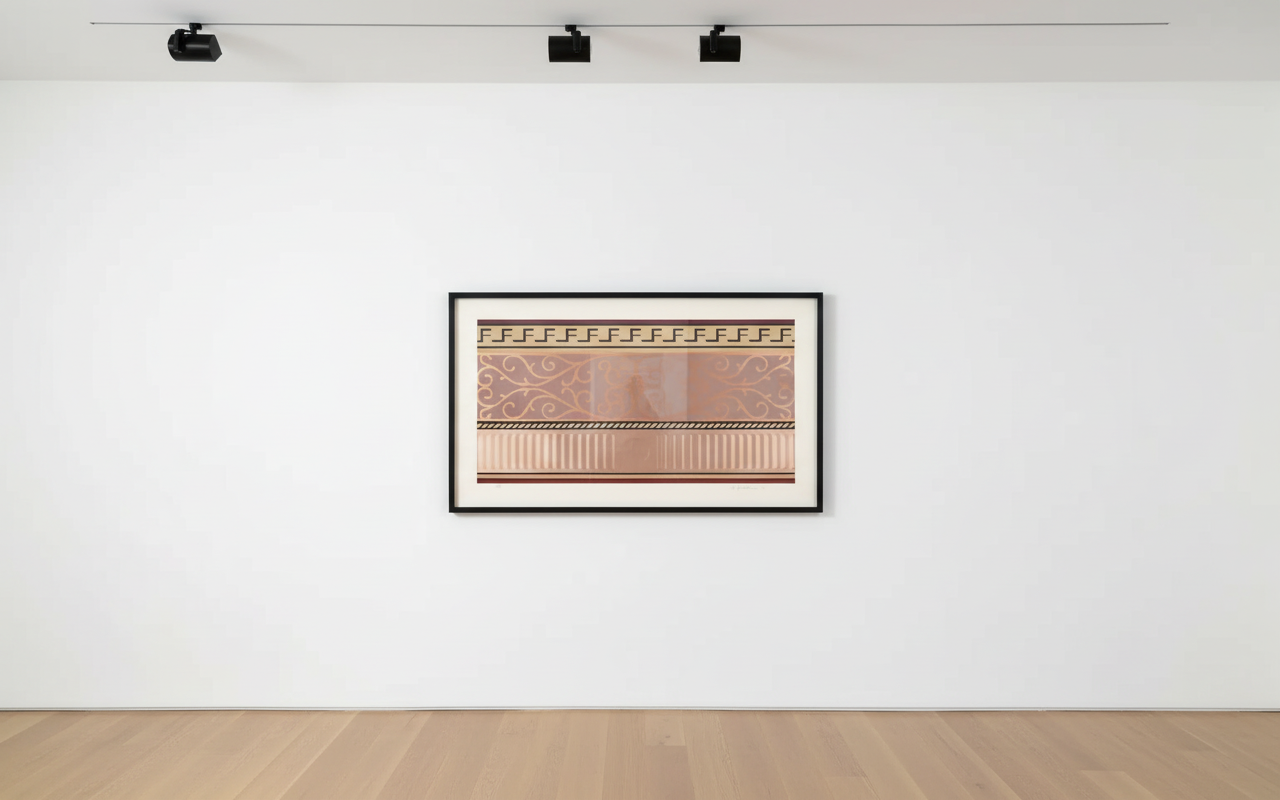 Roy Lichtenstein - Entablature II (C. 139), 1976, Screen print, lithograph and collage with embossing