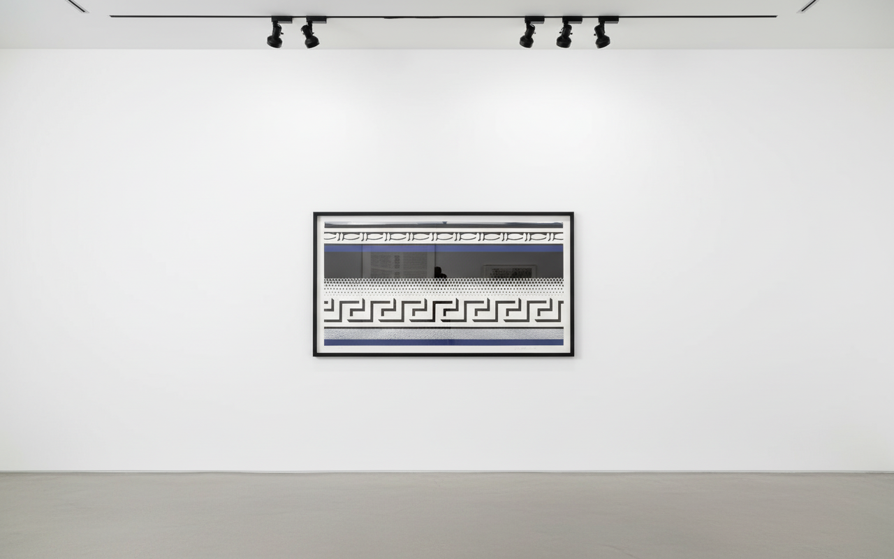 Roy Lichtenstein - Entablature VII (C. 144), 1976, Screen print and collage with embossing