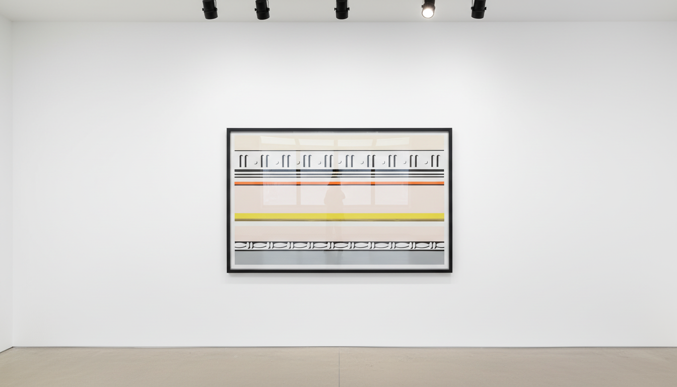 Roy Lichtenstein - Entablature VIII (C. 145), 1976, Screen print and collage with embossing