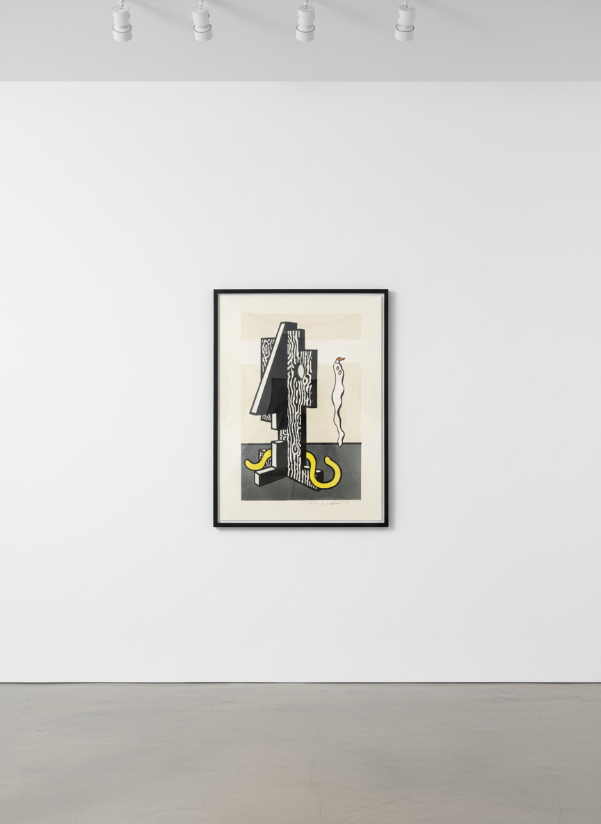 Roy Lichtenstein - Figures , from Surrealist Series (C. 157), 1978, Lithograph in colors on Arches 88 paper