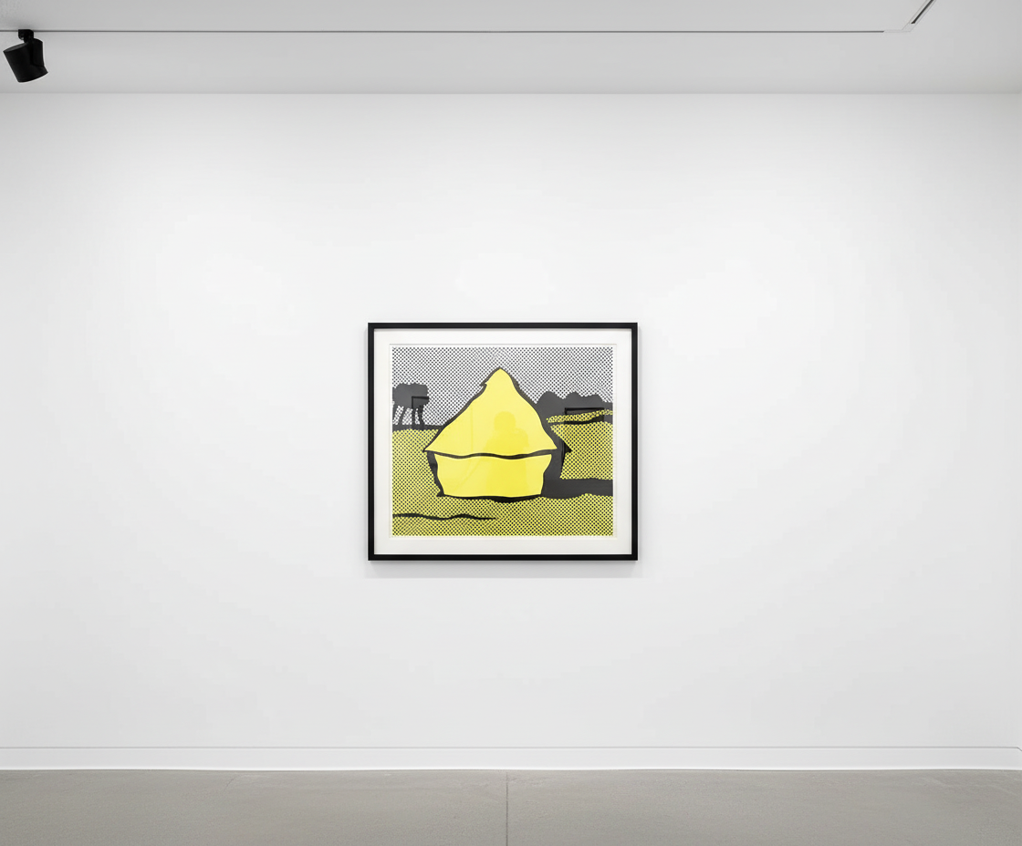 Roy Lichtenstein - Haystack (C. 84), 1969, Screen print on C.M. Fabriano 100 / 100 Cotone paper