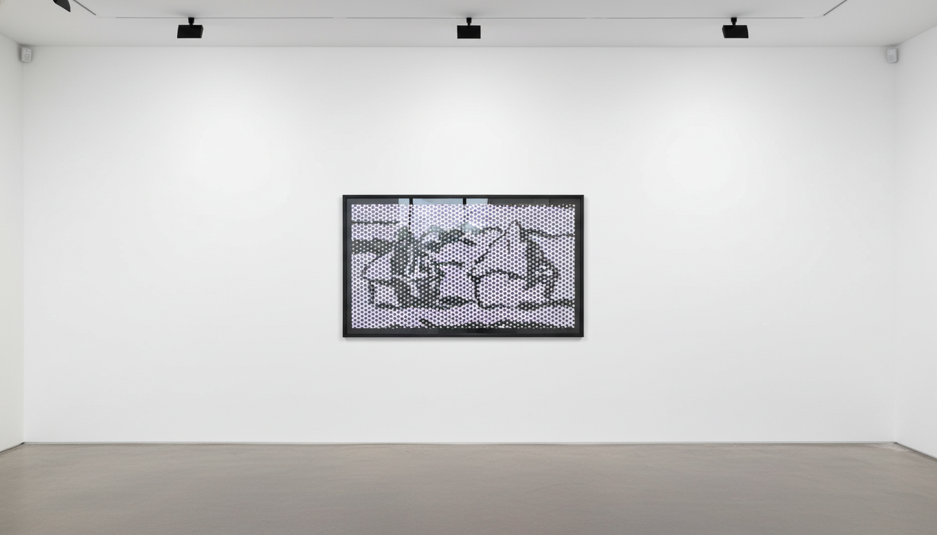 Roy Lichtenstein - Haystack III  (C. 67), 1969, Lithograph and screen print