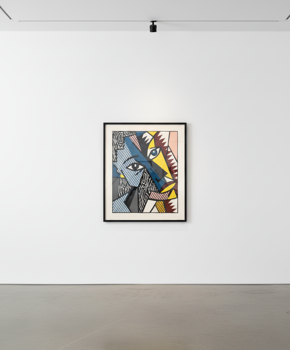 Roy Lichtenstein - Head (C. 177), from Expressionist Woodcut Series, 1980, Woodcut