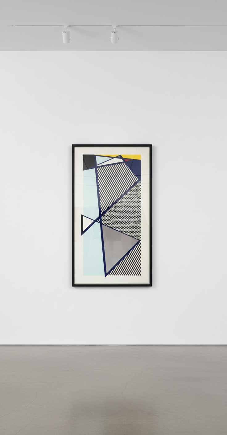 Roy Lichtenstein - Imperfect for Brooklyn Academy of Music (C. 218), 1987, Woodcut and screen print