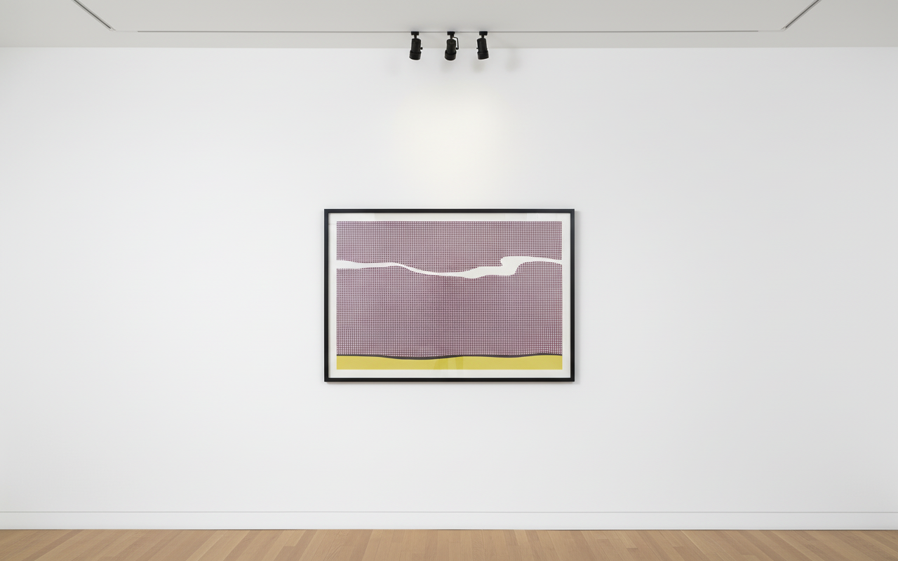 Roy Lichtenstein - Landscape 1 (C. 51), 1967, Screen print with chromogenic photographic print collage