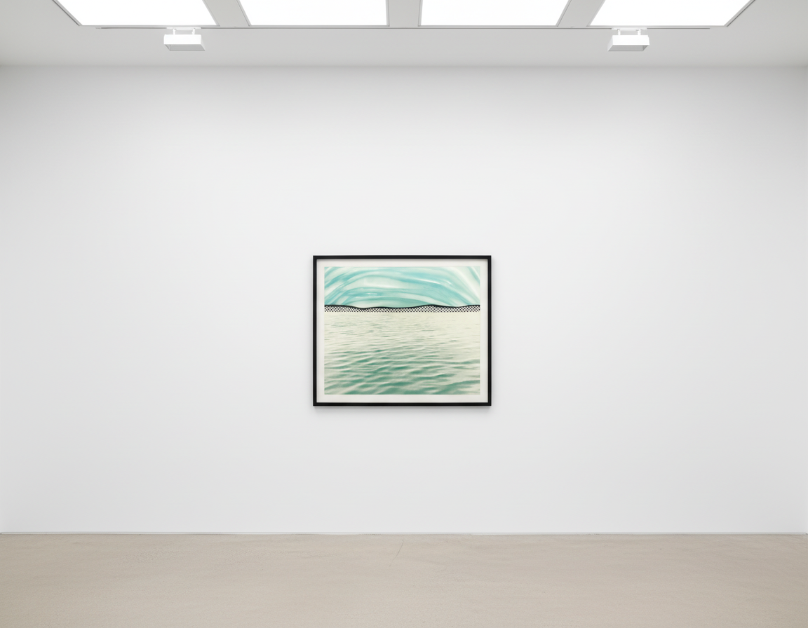 Roy Lichtenstein - Landscape 6 (C. 56), 1967, Screen print with chromogenic photographic print collage