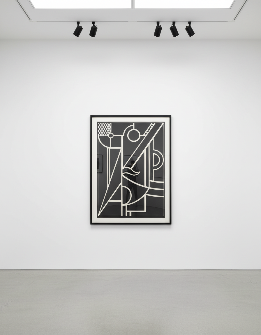 Roy Lichtenstein - Modern Head #3 (C. 93), 1970, Linocut with embossing