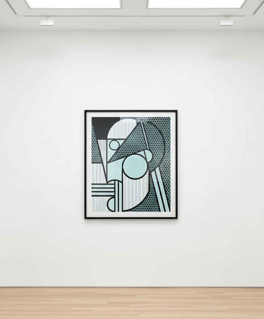 Roy Lichtenstein - Modern Head #4 (C.94), 1970, Lithograph on engraved and anodized aluminum