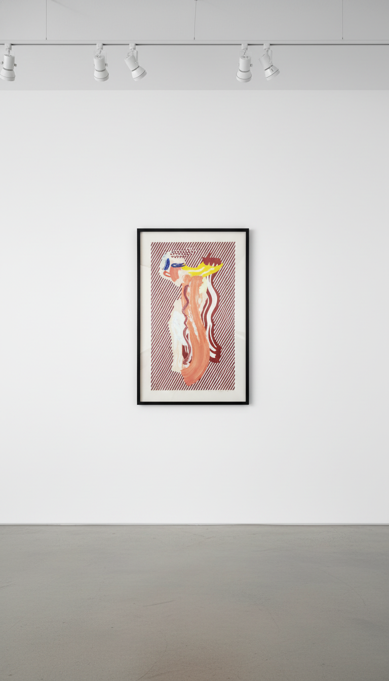 Roy Lichtenstein - Nude From Brushstroke Figures (C. 233), 1989, Lithograph