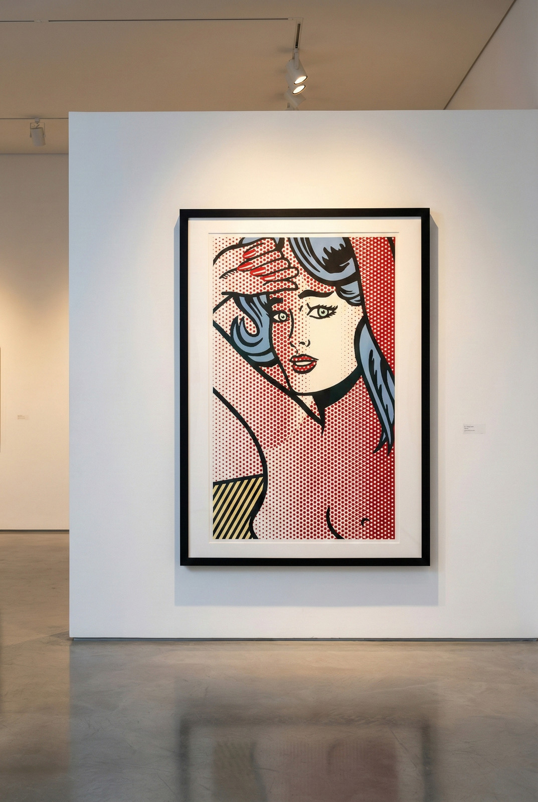 Roy Lichtenstein - Nude With Blue Hair (C.286), 1994, Relief print on Rives BFK mold-made paper