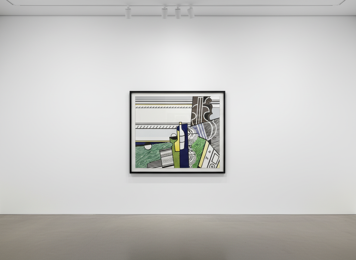 Roy Lichtenstein - Still Life With Crystal Bowl (C. 150), 1976, Screen print and lithograph