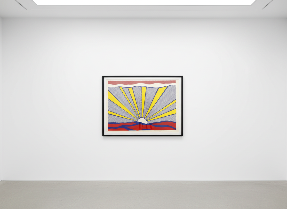 Roy Lichtenstein - Sunrise (C. II 7), 1965, Lithograph