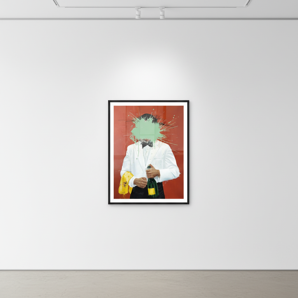 Sage Barnes - After Hours (Light Green) Hand Embellished Print, 2023, Giclée on archival cold press cotton rag 300 gsm
Uni...