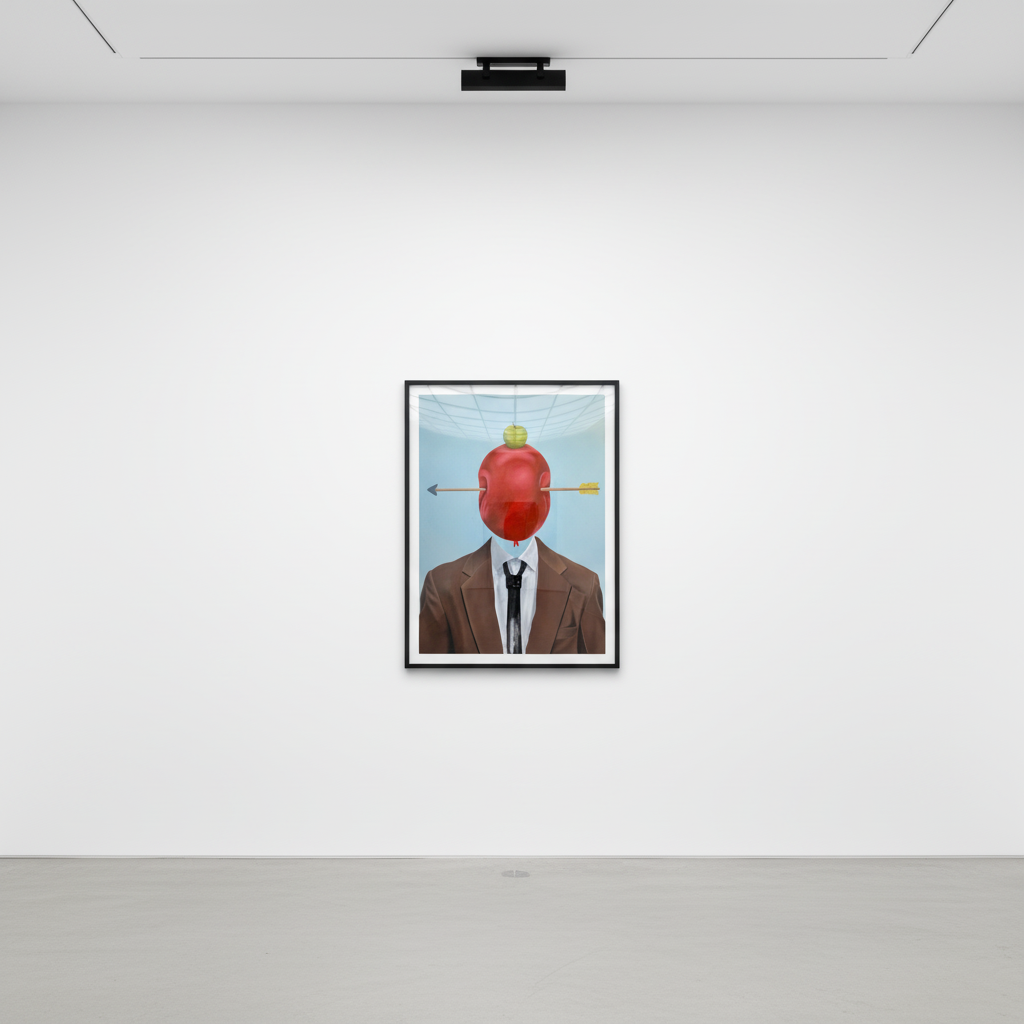 Sage Barnes - Bullseye (Light Blue) Limited Edition Print, 2023, Giclée on cold press cotton rag 300 gsm