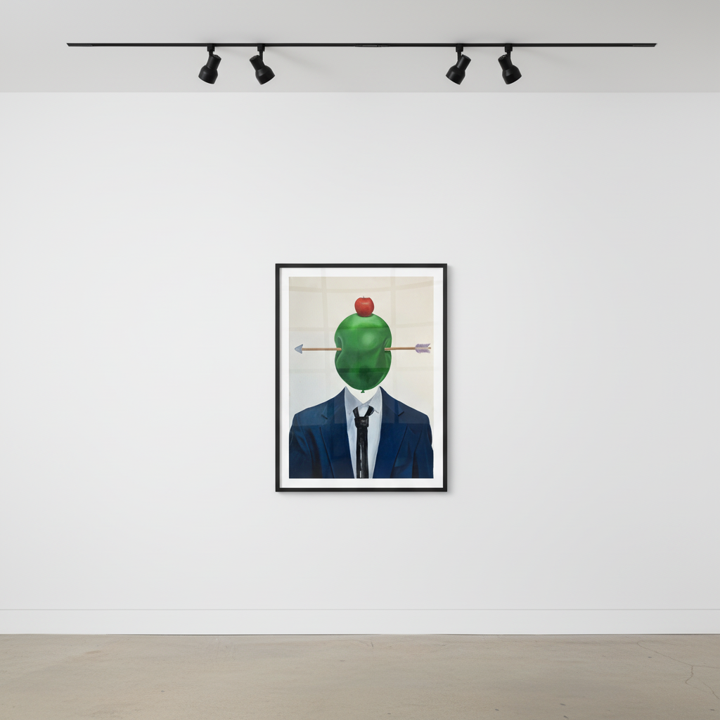 Sage Barnes - Bullseye (White) Limited Edition Print, 2023, Giclée on cold press cotton rag 300 gsm