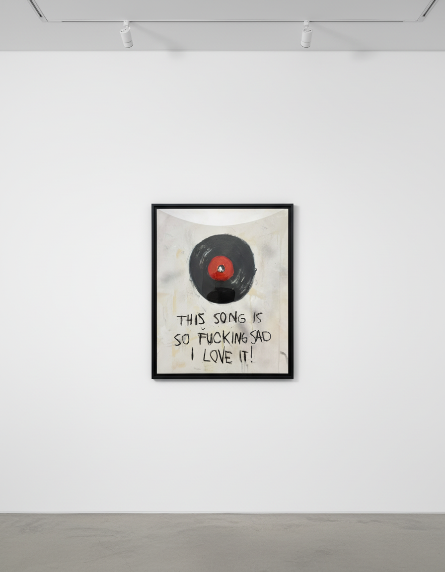 Sage Barnes - Our Song, 2022, Acrylic & mixed media on canvas