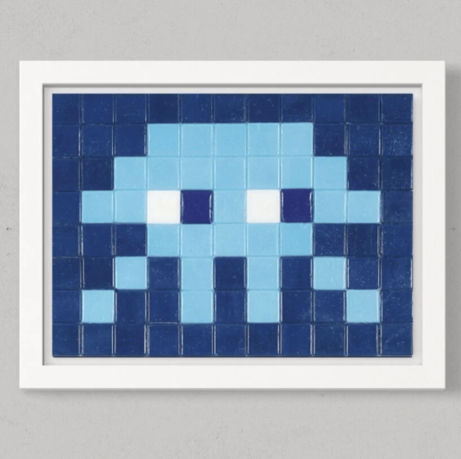 Invader - Invasion Kit #11 (Blue), 2004, Ceramic tiles