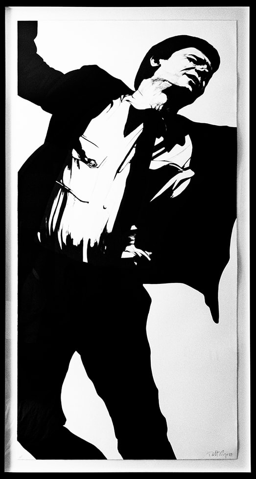 Robert Longo - Larry , from Men In the Cities, 1983, Lithograph on rag paper