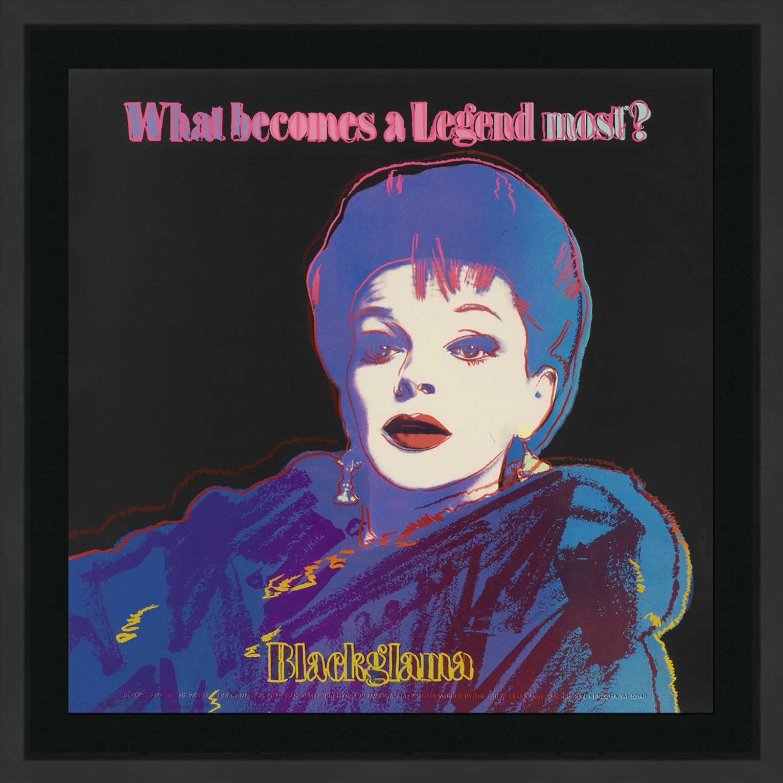 Andy Warhol - Blackglama F.S. II B 351 (AP), 1985, Screen print