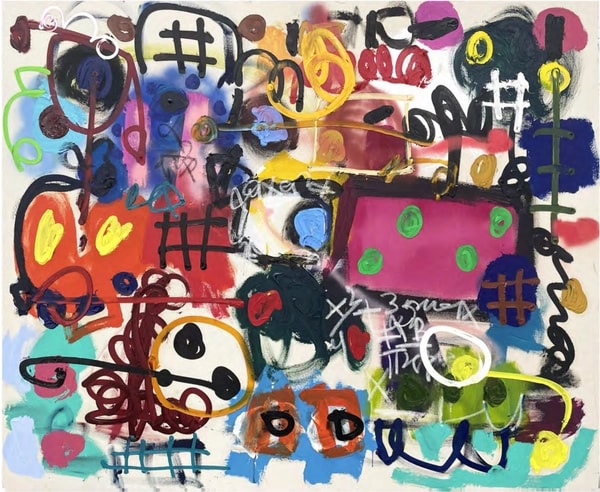 Taher Jaoui - Transcendent Mind, 2026, Oil and Acrylic on Canvas