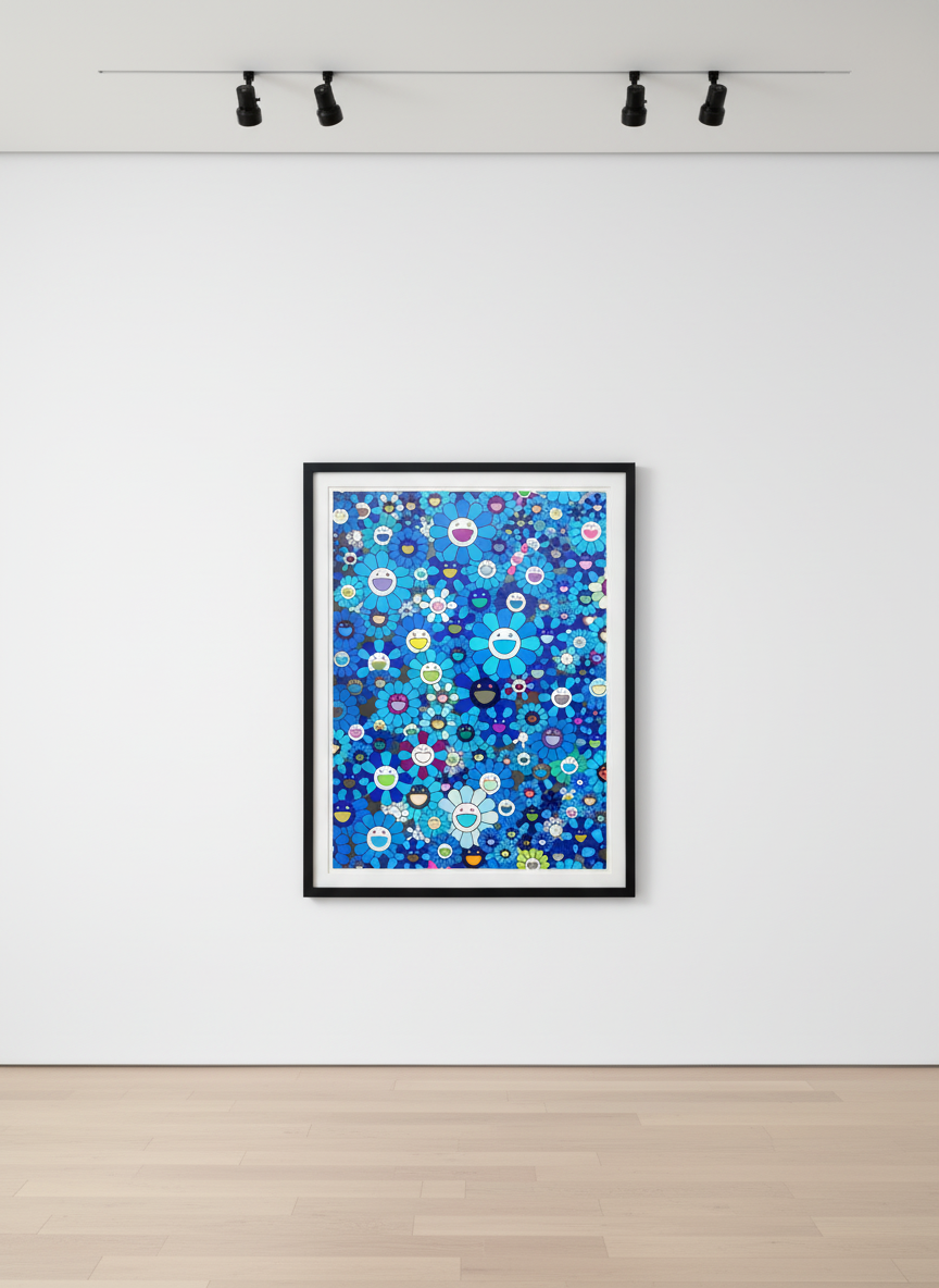 Takashi Murakami - An Homage To IKB B, 2011, Lithograph