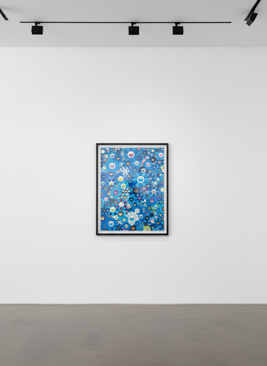 Takashi Murakami - An Homage to IKB D, 2012, Screen print