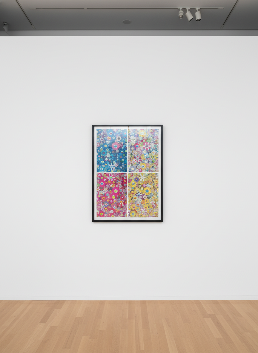 Takashi Murakami - An Homage to Monopink, Monogold, IKB and Yves Klein, 1957, Screen print