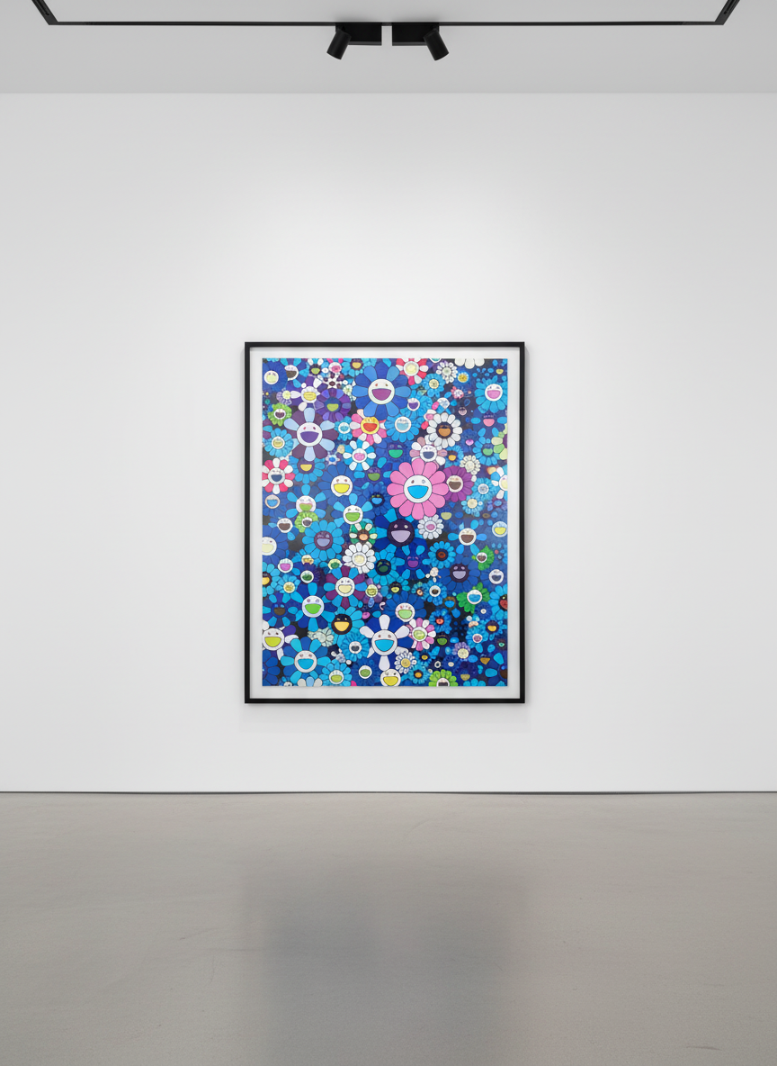 Takashi Murakami - An Homage To Yves Klein Blue, 2012, Lithograph