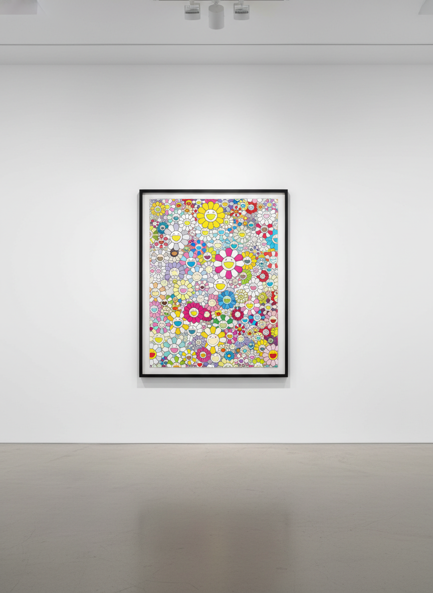 Takashi Murakami - An Homage To Yves Klein, Multicolour D, 2012, Lithograph
