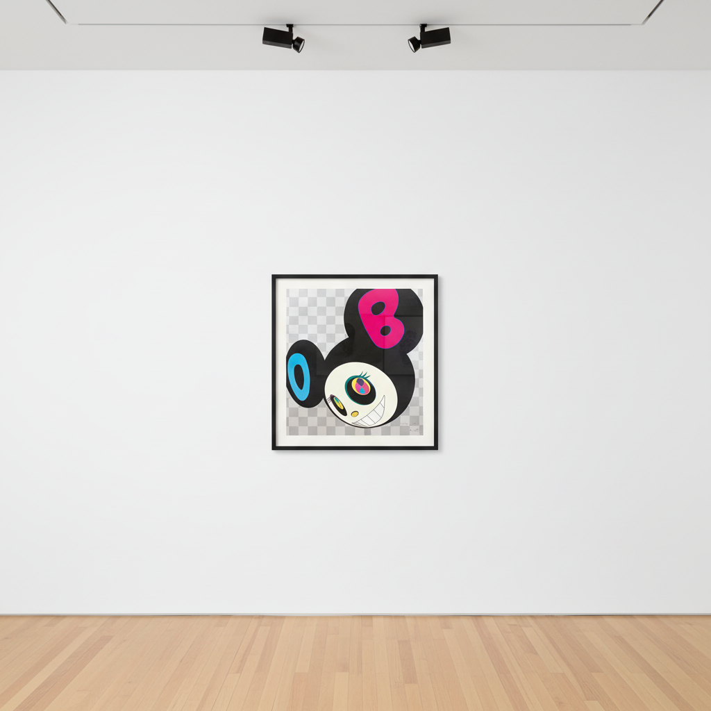 Takashi Murakami - And then (Black), 1996, Offset Lithograph